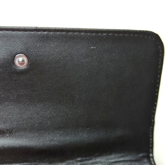 KUT FROM THE KLOTH Black White Striped Slimfold Wallet Vegan Leather NEW - Picture 8 of 8